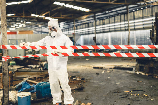 Professional Infectious Disease Decontamination technician working in Dorchester, NJ